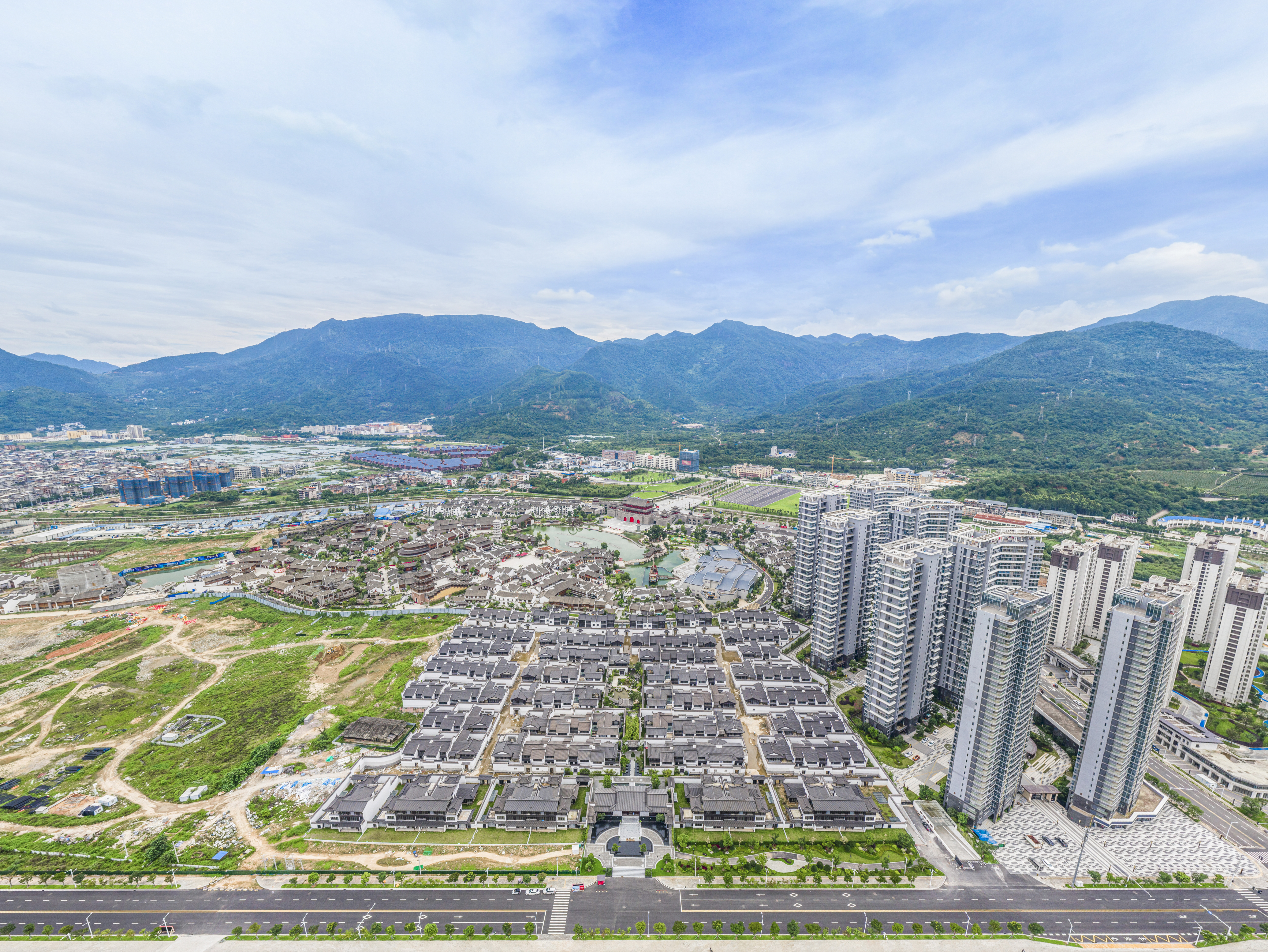 闽越水镇望山府效果图